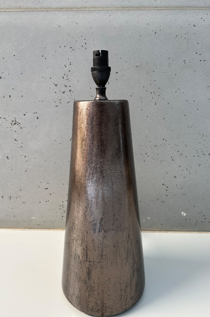 Gunmetal Cone Side Lamp